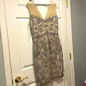 Tadashi shoji Embroidered Sequin dress